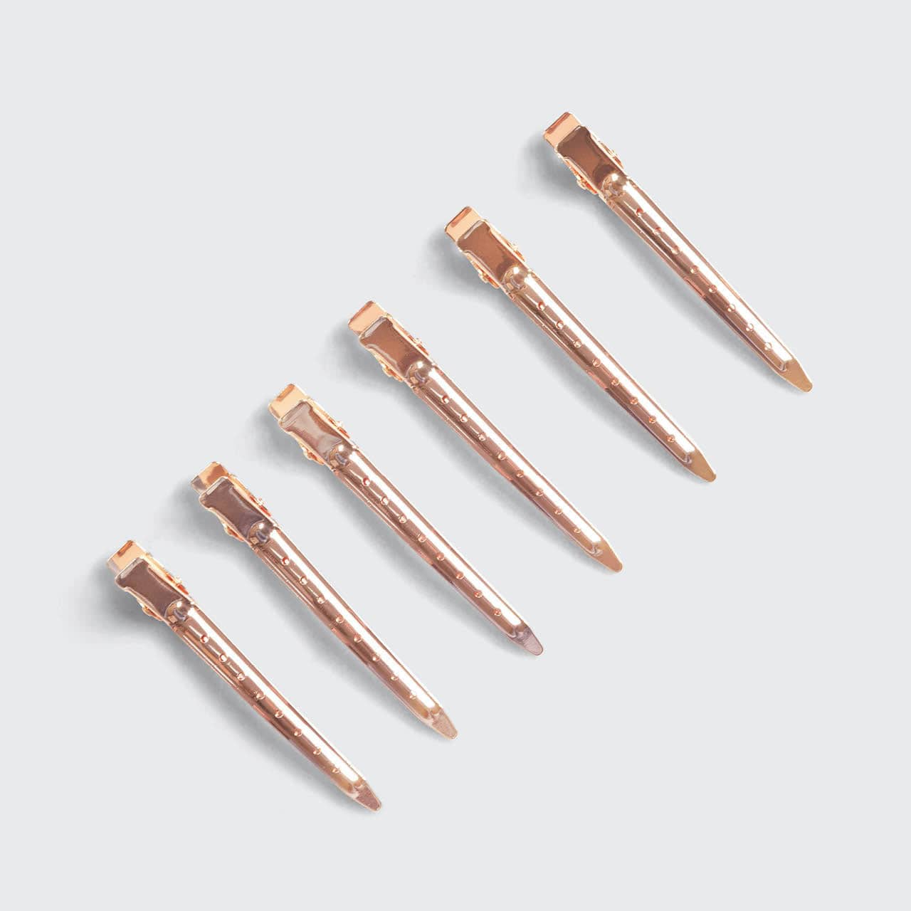 Alternative view of Rose Gold Styling Hair Clips 6pc Set