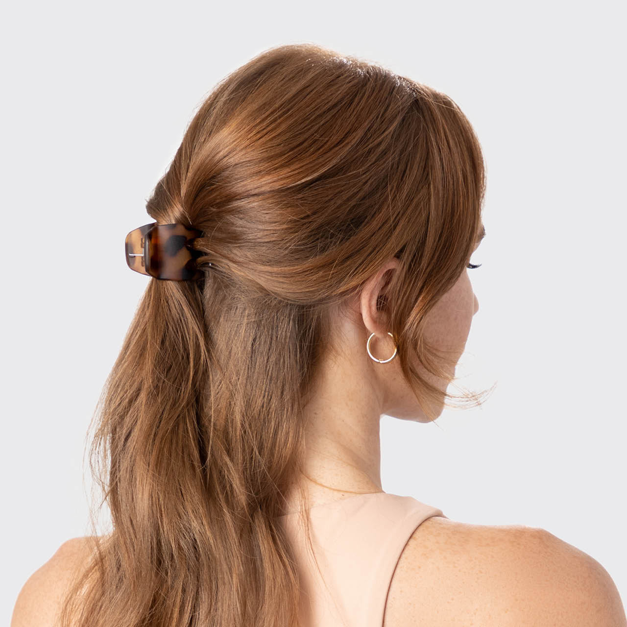 Black & Tort Claw Clips 2pc Set - Medium - Image 4