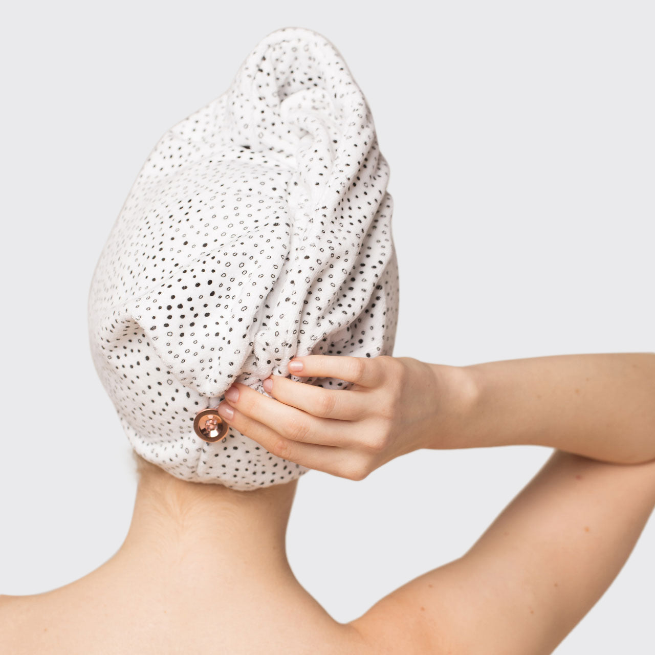 Microfiber Hair Towel - Micro Dot - Image 3