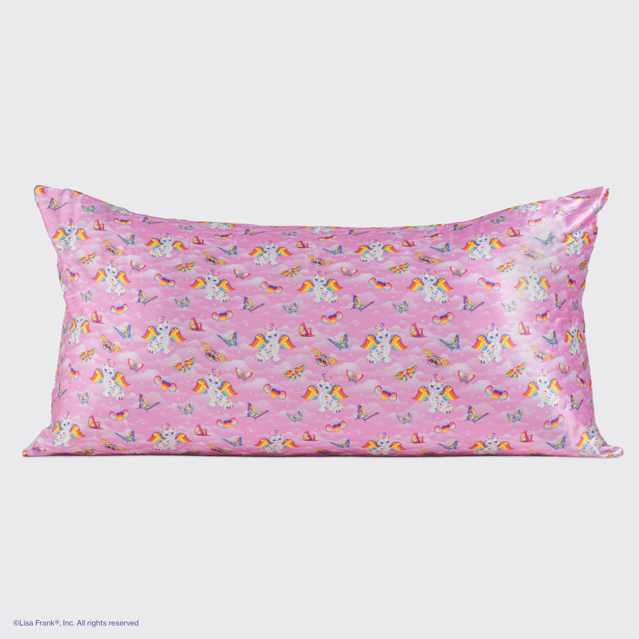 Lisa Frank x Kitsch Satin Pillowcase in Angel Kitty - King - Image 4