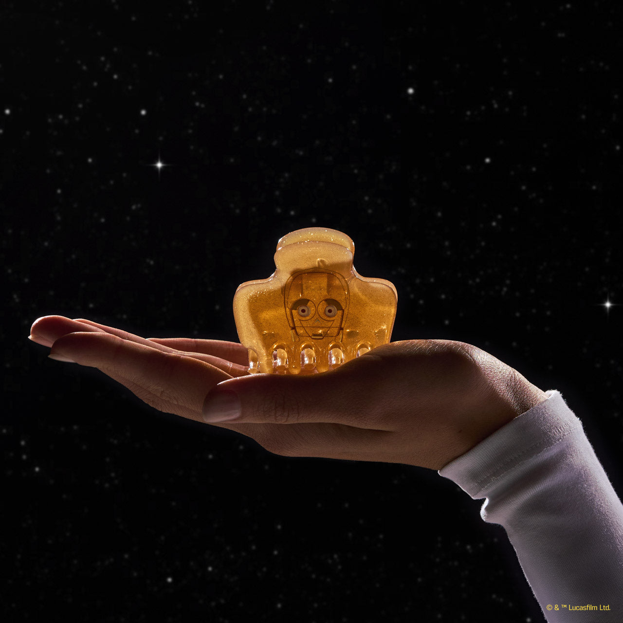 Star Wars & Kitsch Glitter Cloud Clip in C-3PO - Image 4