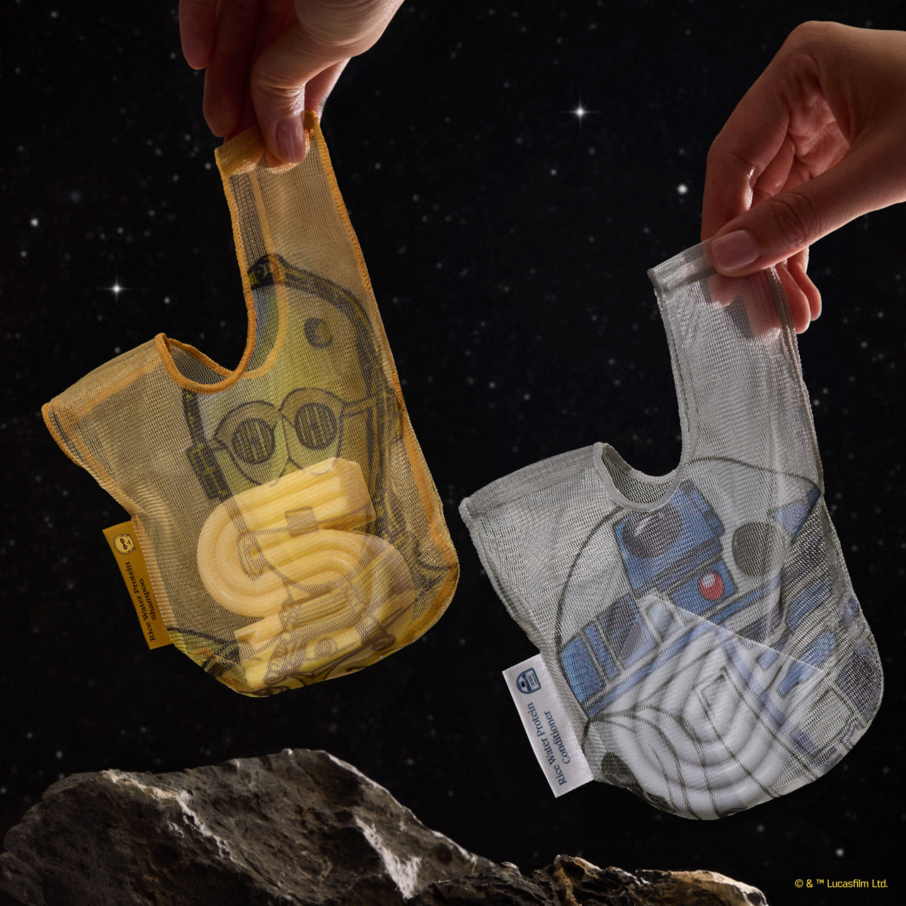 Star Wars & Kitsch Shampoo Bar Saver Bag - C-3PO - Image 3