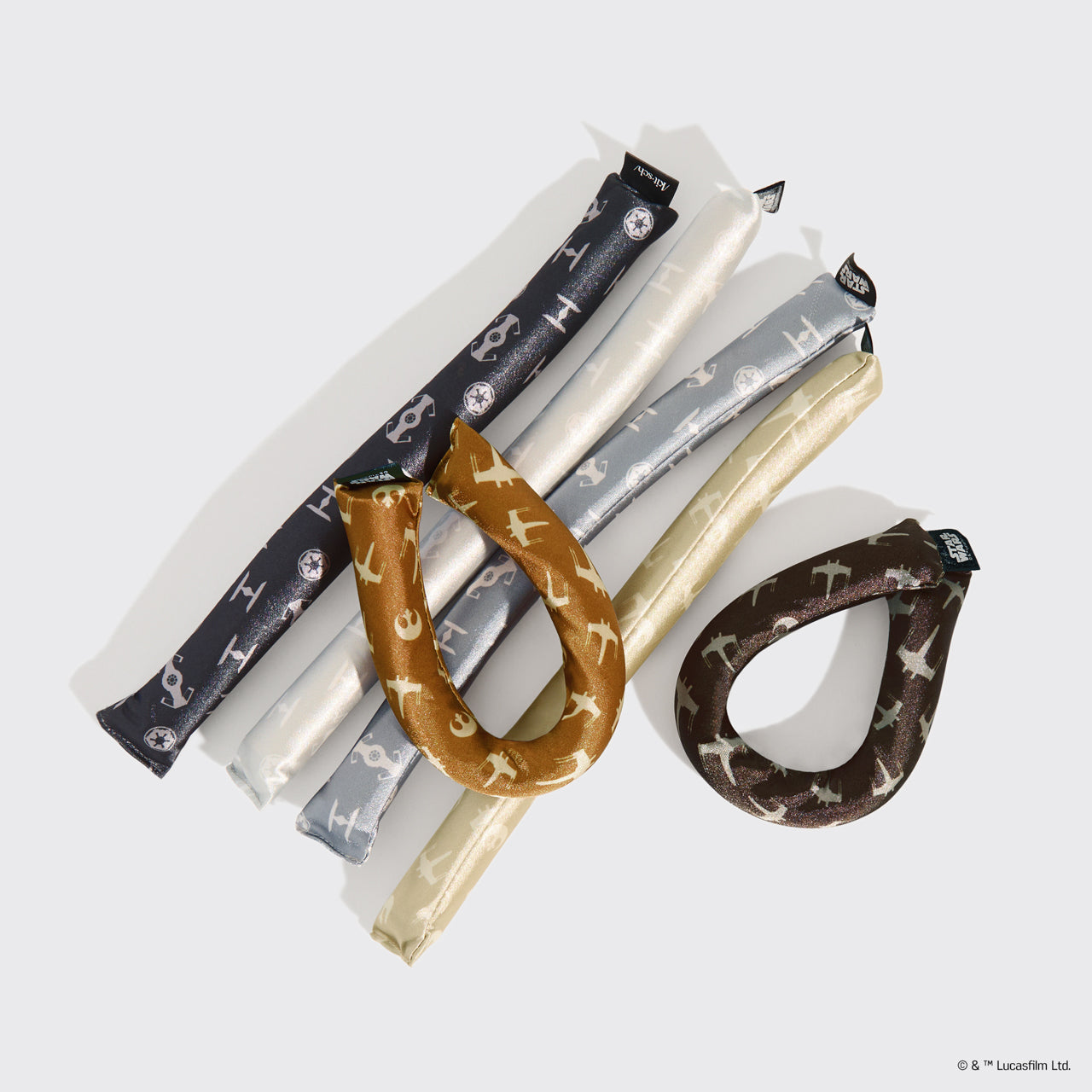 Alternative view of Star Wars & Kitsch Satin Flexi Rods - Light Side vs Dark Side