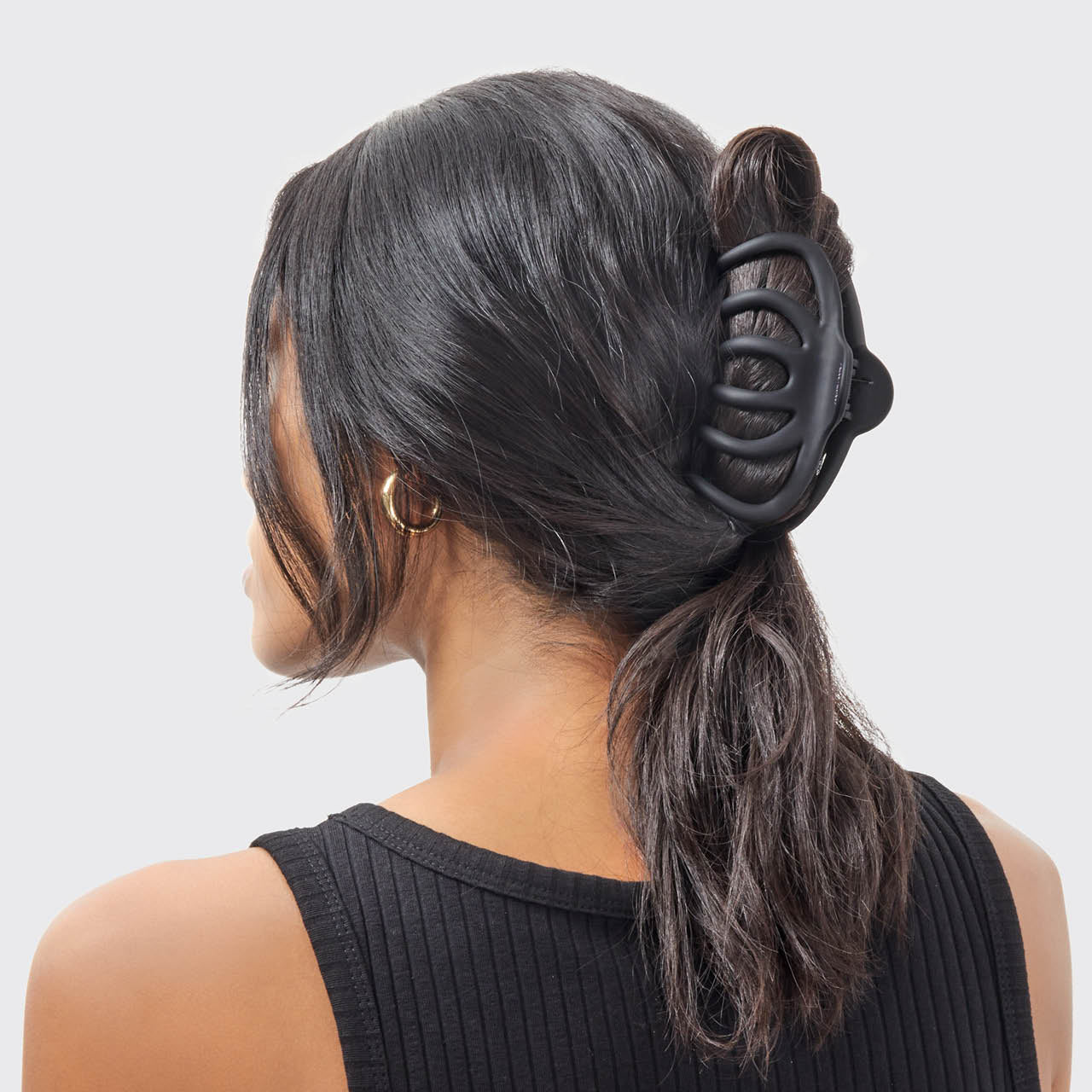 Black & Tort Octopus Claw Clips 2pc Set - Image 3