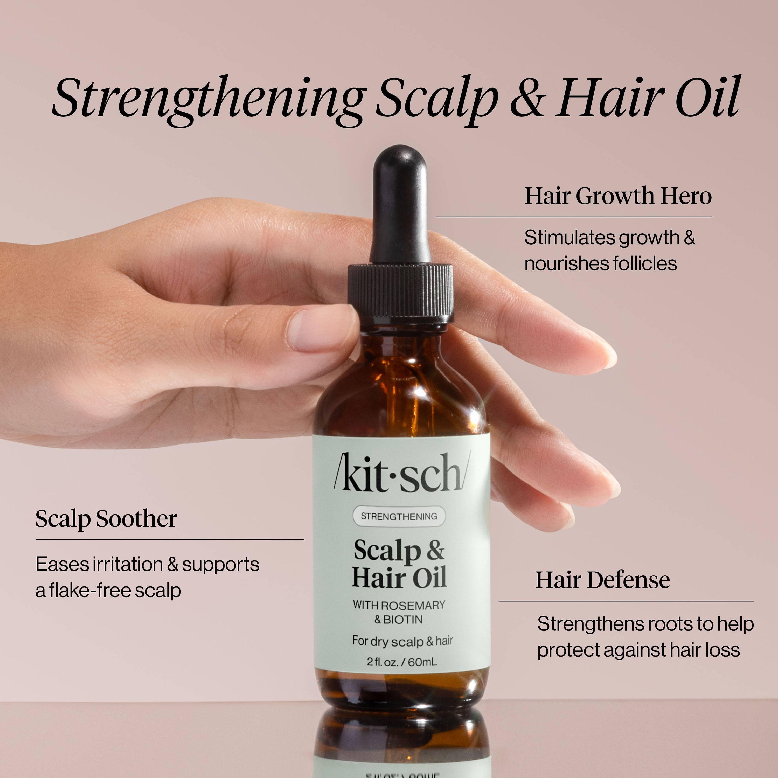 Alternative view of Rosemary & Biotin Scalp & Hair Strengthening Oil