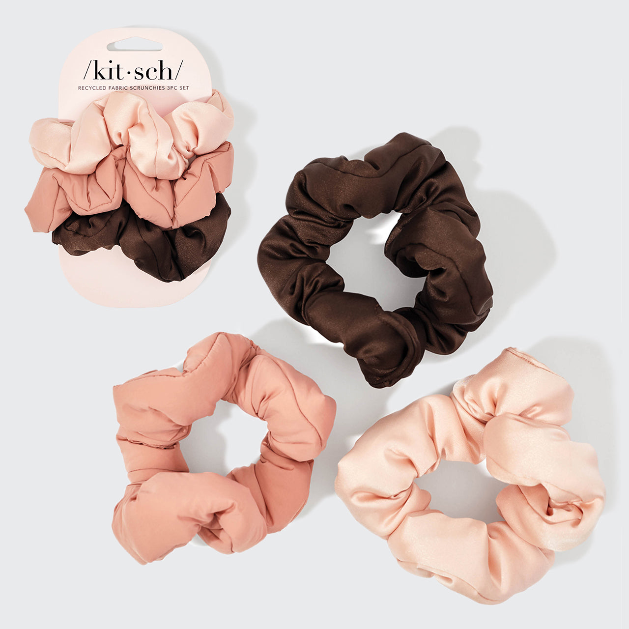 Rosewood Cloud Scrunchies 3pc Set