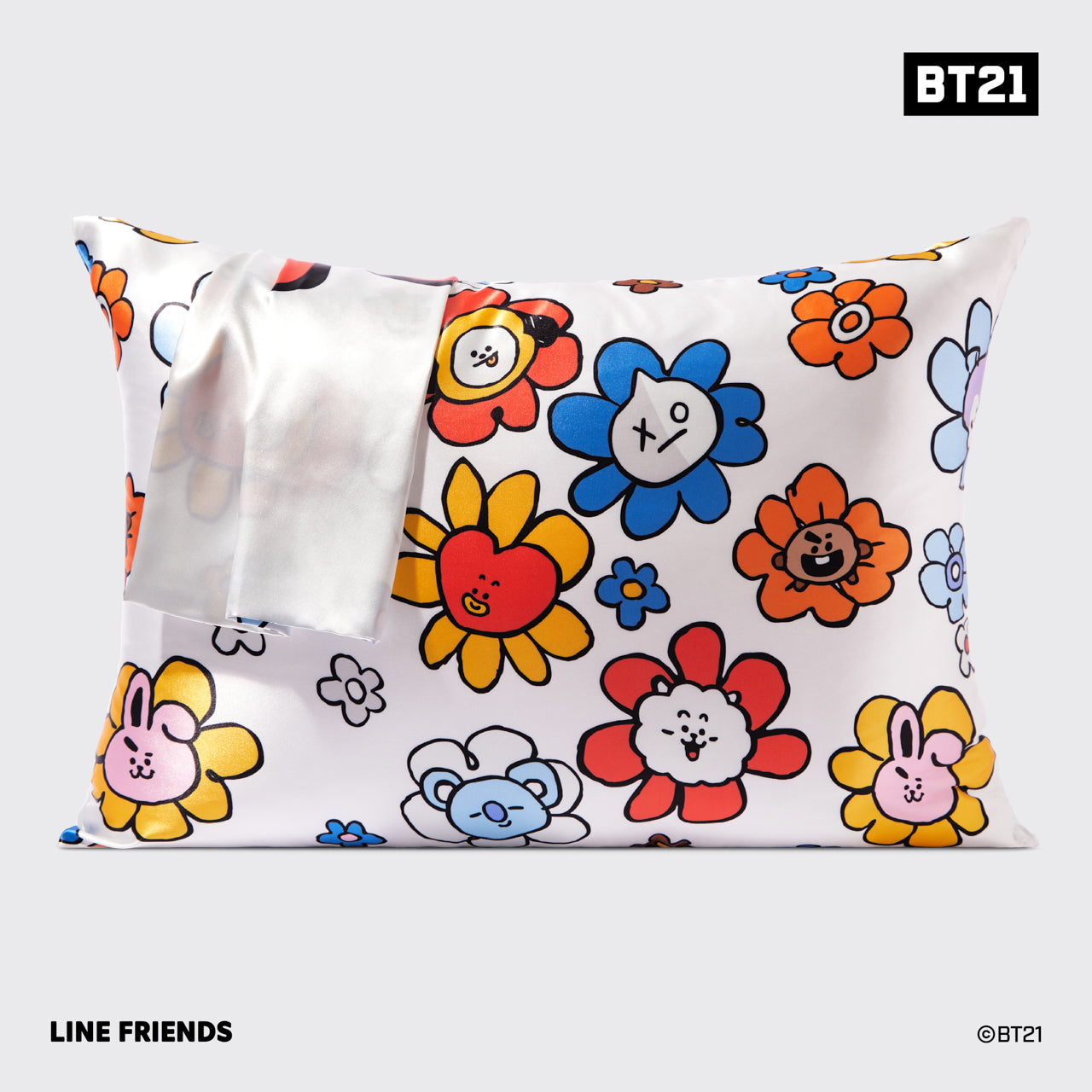 Alternative view of Kitsch x BT21 Satin Pillowcase in RJ