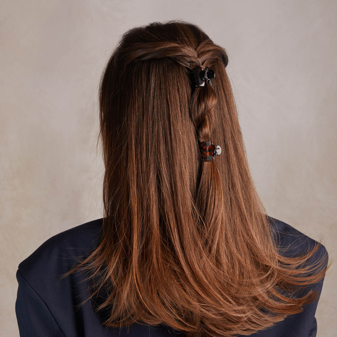 Black & Tort Cloud Claw Clips 6pc Set - Mini - Image 3