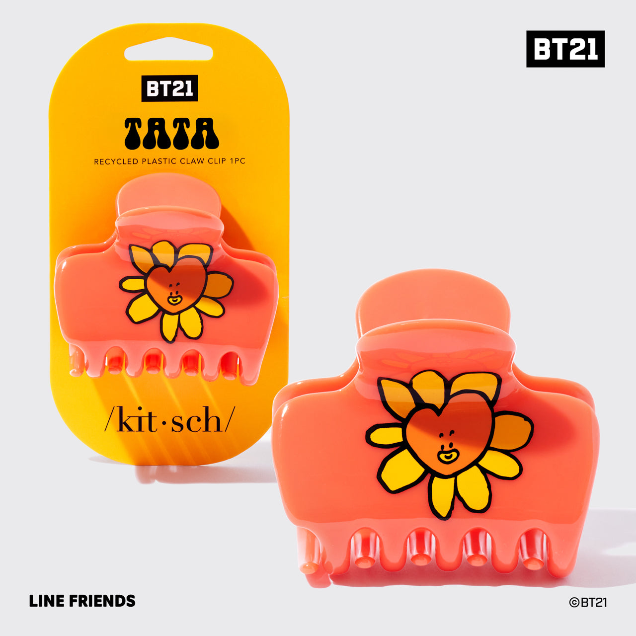 Kitsch x BT21 Cloud Claw Clip in TATA