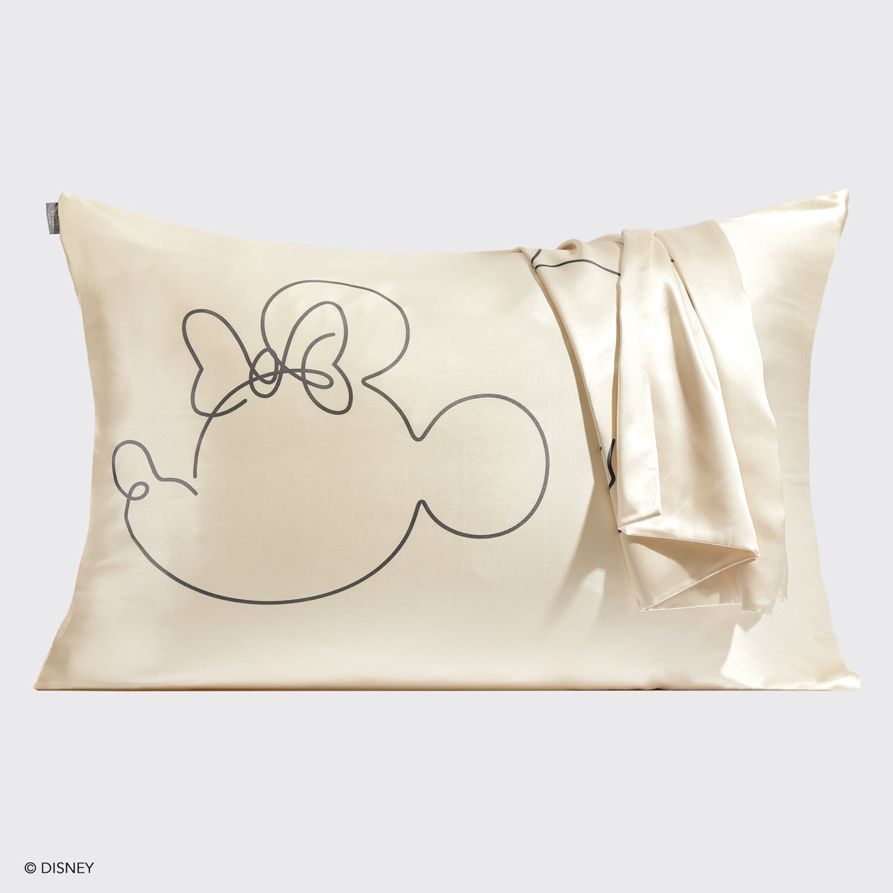 Kitsch x Mickey and Minnie Satin Pillowcase in Mrs. Mouse - Image 3