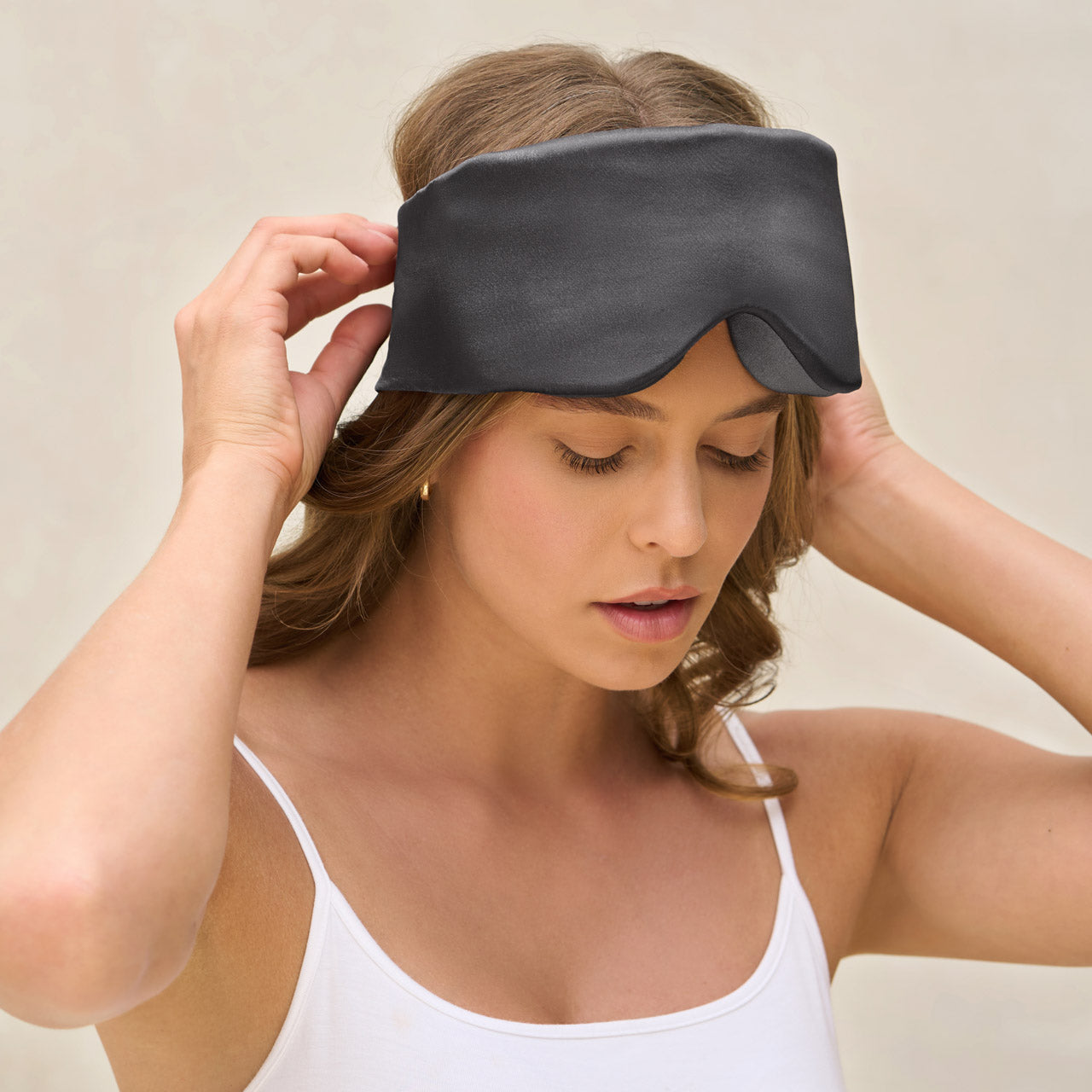 Alternative view of Charcoal Contour Pillow Eye Mask