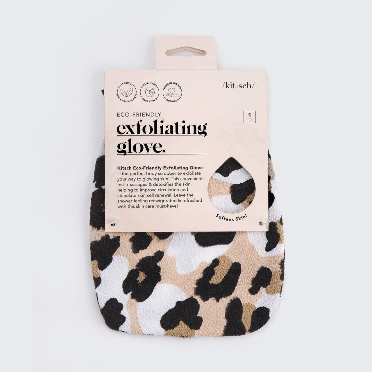 Leopard Exfoliating Glove - Image 3