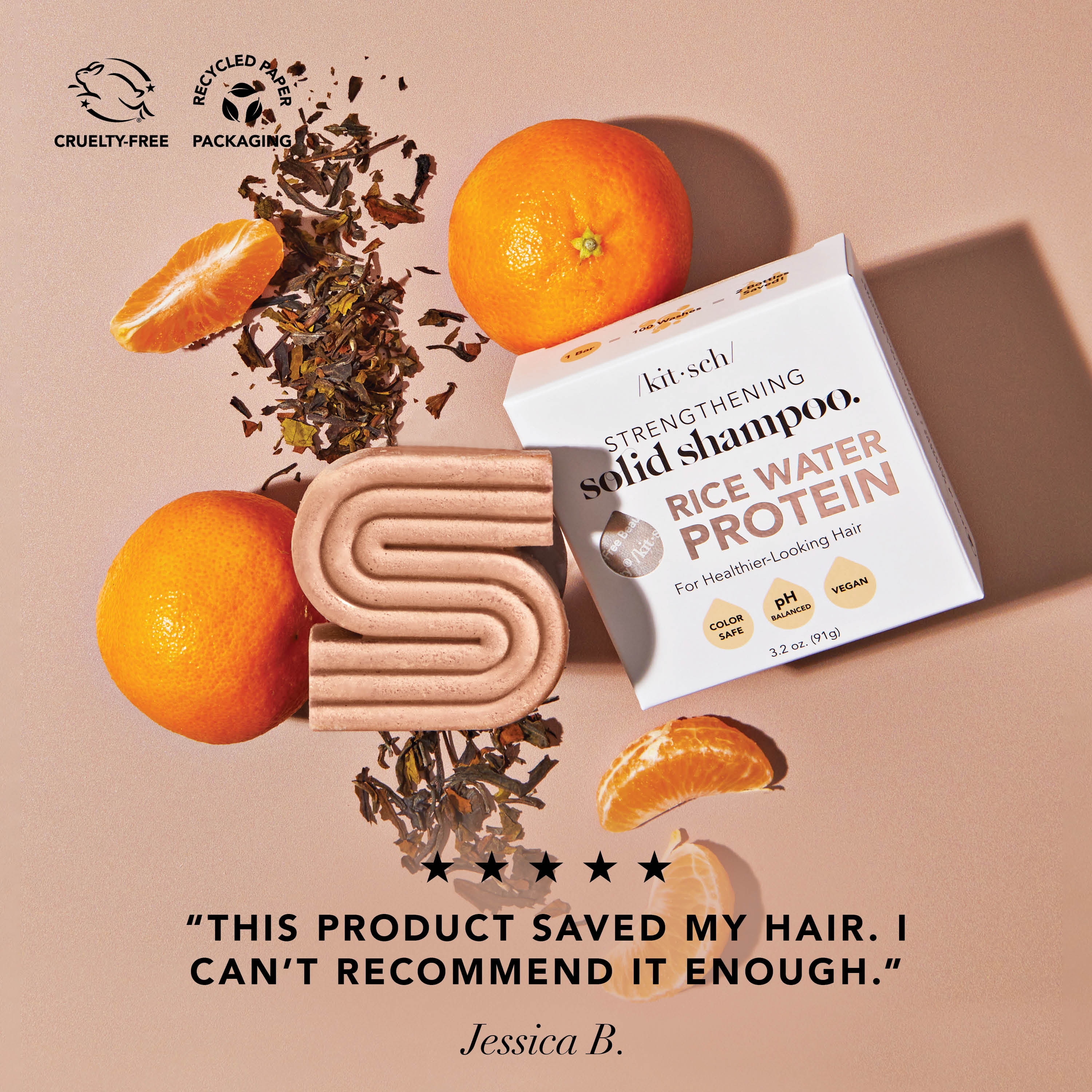 Leave In Conditioner & Rice Water Shampoo + Conditioner Bundle - Image 4