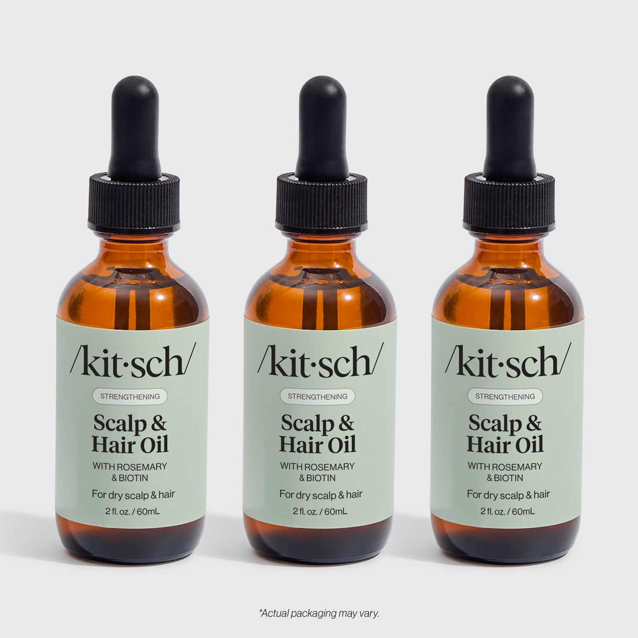 Rosemary Scalp & Hair Strengthening Oil With Biotin 3 Pack