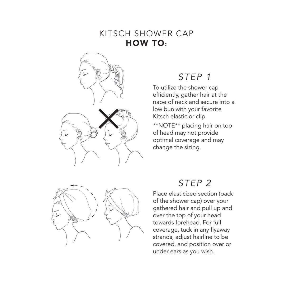 Blush Dot Shower Cap - Image 4